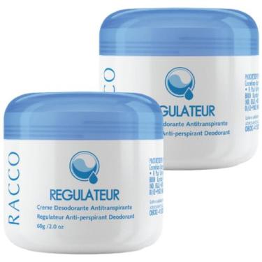 Imagem de Kit 2 Desodorante Regulateur Racco Antitranspirante Creme Potinho Poma