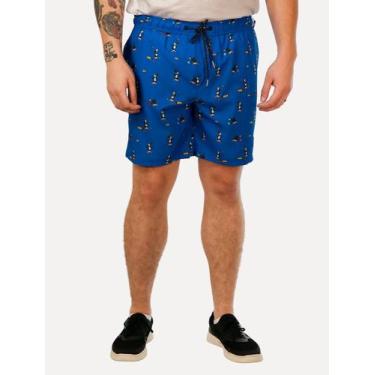 Imagem de Short Original Penguin Masculino D'Água Sports Azul Royal, M/M
