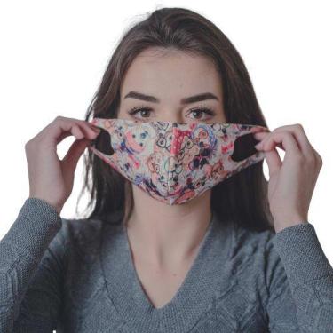 Imagem de Máscara fashion look b8 - EmbalaBrasil