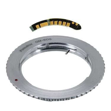 Imagem de Adaptador de montagem de lente Fotodiox compatível com lente SLR de 35 mm Olympus Zuiko (OM) para corpo de câmera Canon EOS (EF, EF-S) de montagem D/SLR - com chip de confirmação de foco Gen10