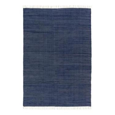 Imagem de Tapete Chindi 300X200Cm Retangular Azul Just Home - Just Home Collecti