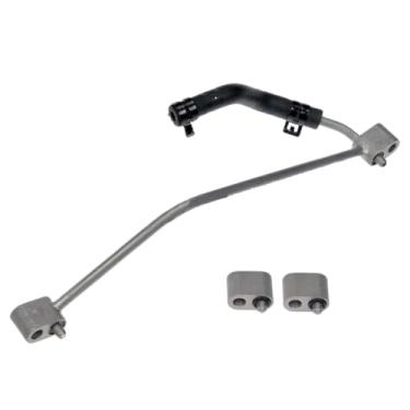 Imagem de 12604711 Tubo de sangramento de ar do líquido de arrefecimento do motor, mangueira cruzada do sangramento do líquido de arrefecimento do motor serve para Cadillac Escalade, Chevrolet, GMC, Hummer H2