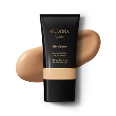 Imagem de Base Líquida Glam Skin Control 30ml Eudora, 10