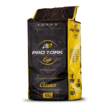 Imagem de Café Torrado e Moído Pro Tork Clássico Vácuo 500g, Único, Preto