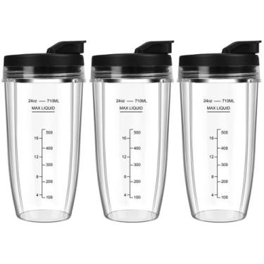 Imagem de Copos de liquidificador UBYNID de substituição para Ninja 700mL (pacot