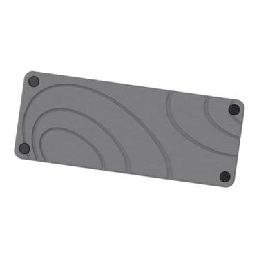 Imagem de WeiLaiKeQi Bandeja de pedra para absorção de água, suporte para saboneteira, fácil de limpar, ideal para pia e balcão, Style B, Tamanho real