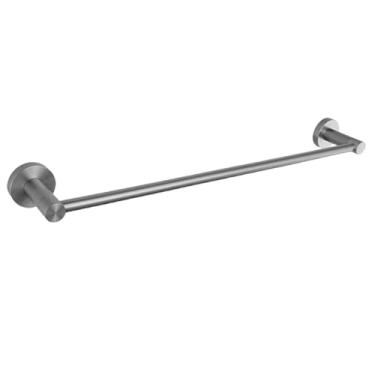 Imagem de Prateleira de parede cinza para banheiro, acessórios para banheiro, suporte para papel higiênico, barra de toalha, trilho, gancho para roupão, acessórios para banheiro (barra de toalha individual