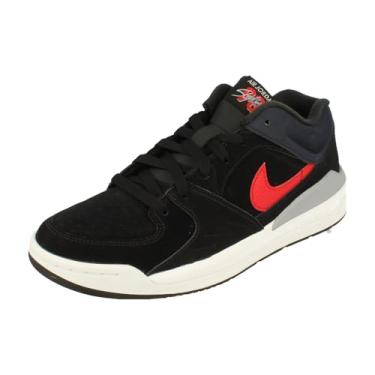 Imagem de Nike Tênis masculino Air Jordan Stadium 90, preto/branco/cinza cimento/vermelho fogo, 42