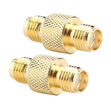 Imagem de aqxreight 2PCS RF Switch Feminino para o Adaptador Coaxial de Rádio Feminino A Transmissão de do Conector de Acoplamento de Duas Vias Garante o que Forte Também Torce simplesmente. e Ser Pode Sem