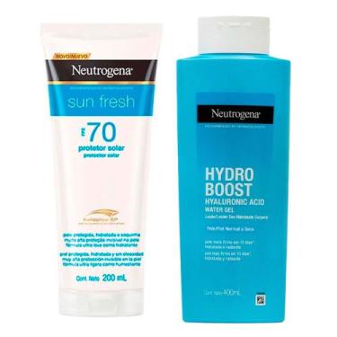 Imagem de Neutrogena Kit  Protetor Solar Sun Fresh FPS70 200ml + Hidratante Corp