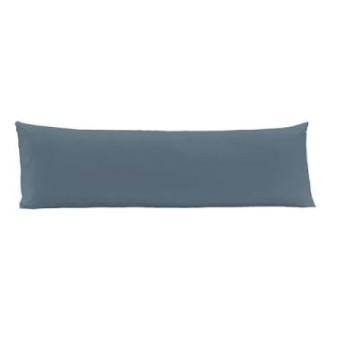 Imagem de Fronha Body Pillow Toque Acetinado 40cm x 130cm Altenburg Cor:Azul Marinho