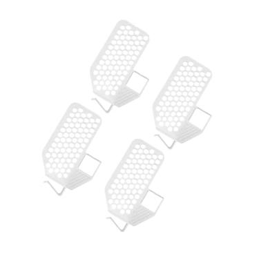 Imagem de Bothyi 4 peças divisórias de geladeira clipes placas divisórias organizadoras de geladeira multifuncionais ferramentas de para armazenamento de cozinha, Branco