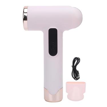 Imagem de Zopsc Secador de Cabelo Sem Fio para Mulheres, Secador de Cabelo de Viagem Recarregável USB Com 100000 Rpm, Secagem Rápida de 200w Com Bicos para Casa (PINK)