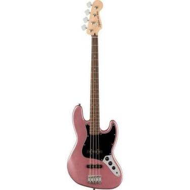 Imagem de Contrabaixo Squier Affinity Series Jazz Bass Burgundy Mist