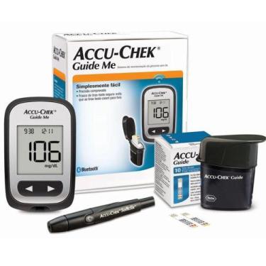 Imagem de Kit Accu-Chek Guide de Aparelho de Medir - 10 Tiras
