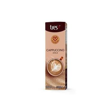 Imagem de Café Três Corações Cappuccino Avelã Em Cápsula 10 Unidades