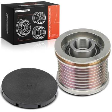 Imagem de A-Premium Polia de embreagem de roda livre do alternador compatível com Mercedes-Benz X164 Series GL320 2007-2008 3.0L, 8 ranhuras no sentido horário