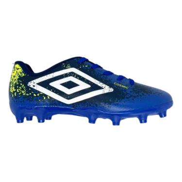 Imagem de Chuteira Campo, Cosmic Junior, Umbro, Infantil, Azul/Branco/Marinho, 28