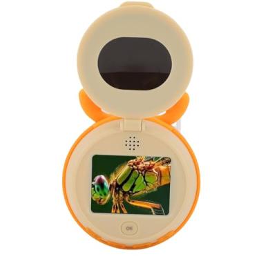 Imagem de Yunir Microscópio Digital Infantil Com Tela HD de 2 Polegadas, Microscópio de Bolso Portátil Portátil e Câmera, Presente de Brinquedo de Ciência STEM para Meninos e Meninas