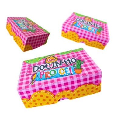 Imagem de 30 Caixinhas Doces Festa Junina Arraia - Docin Pro Cê - Kibunitinho