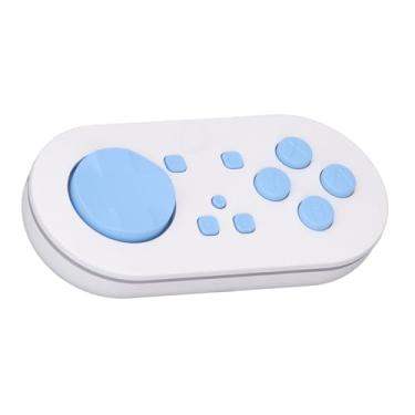 Imagem de PUSOKEI Controle de jogo sem fio, controle Bluetooth para aplicativo Anki, controle de gamepad sem fio com iluminação RGB, cabo e alça, controle pequeno para Android, OS X, iOS, Wins