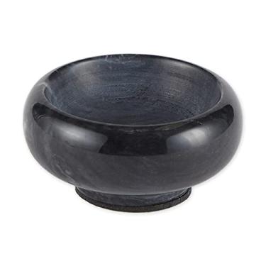 Imagem de RSVP International Recipientes de ervas e sal para prato de mármore polido de bancada, 6,3 cm de diâmetro x 3,8 cm, preto