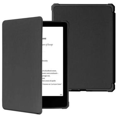 Imagem de Capa FUWANG para Kindle 6" de 11ª geração 2024/2022 em couro PU