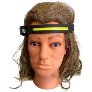 Imagem de Lanterna De Cabeça Led Recarregável Pesca Trilha Com Sensor