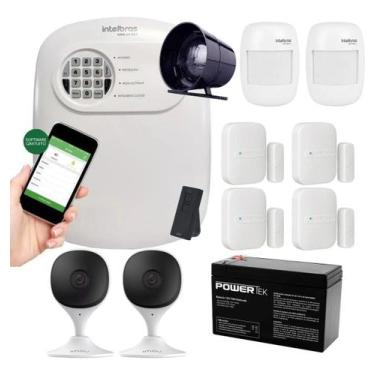 Imagem de Kit Alarme e Câmera Intelbras ANM 24 NET Sem Fio Full HD