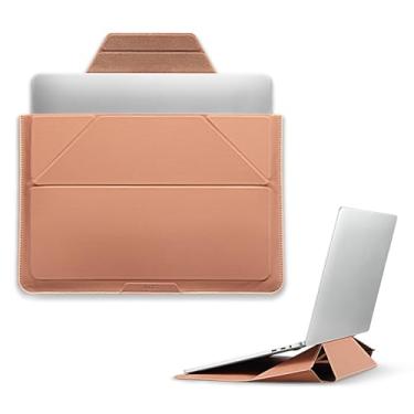 Imagem de MOFT Capa para laptop, bolsa para laptop 2 em 1 e suporte para MacBook Air/Pro de 13 polegadas e Dell/HP/Lenovo/Asus, bolsa elegante para computador com armazenamento expansível para acessórios de