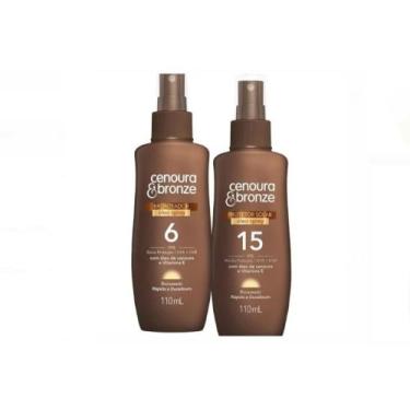 Imagem de Kit Óleo bronzeador cenoura e bronze c/2 unidades - Cenoura & Bronze
