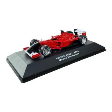 Imagem de Miniatura Fórmula 1 F1 Ferrari F2001 Michael Schumacher 1:43 - Luppa