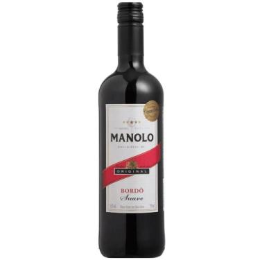 Imagem de Vinho de Mesa Tinto Suave Manolo - Peterlongo