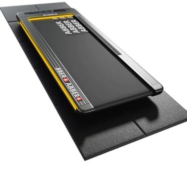 Imagem de Tapete de esteira dobrável para piso de tapete, tapete de esteira de 6 mm de espessura para piso de madeira, bicicleta ergométrica para exercícios internos, elipícia, equipamentos de ginástica