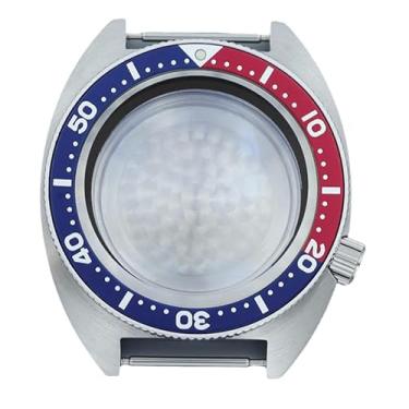 Imagem de FEIYASHI Relógio moderno à prova d'água de aço inoxidável 10 ATM para NH35 NH34 NH36 Movimento Skx Modificado Abalone Peças de relógio, NH35 34/36/38 Movimento + anel capítulo preto escuro 12, Caixa