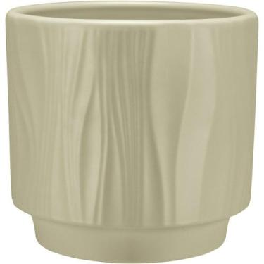 Imagem de CACHEPÔ VASO DECORATIIVO PLANTA HOME&CO CERÂMICA 12x13x13cm VERDE