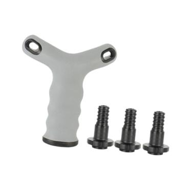 Imagem de simhoa Alça de halteres, converte seus halteres em kettlebells para pesos, placa, peso, treinamento de força, equipamento, Cinza