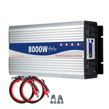 Imagem de 8000W 12V/24V/48V/60V/72V Inverter Power Pure Wave, DC a CA 110V/220V com LCD Display/2 AC OUTL,72V to 220V
