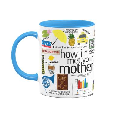 Imagem de Caneca Icons Moments - How i met your mother - B-blue
