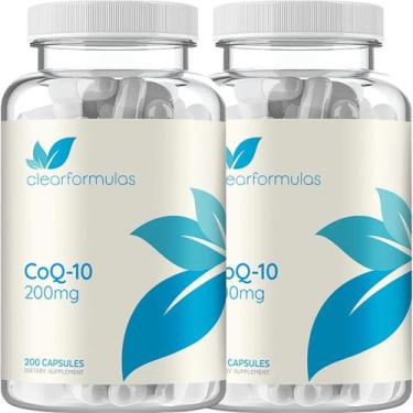 Imagem de Suplemento Clear Formulas CoQ10 200 mg com 400 porções