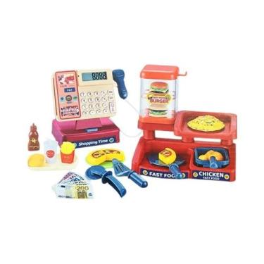 Imagem de Brinquedo De Simulação Multifuncional Para Crianças, Caixa Registrador