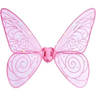 Imagem de Fantasia De Asas Para Festas Com Led E Música - Borboleta