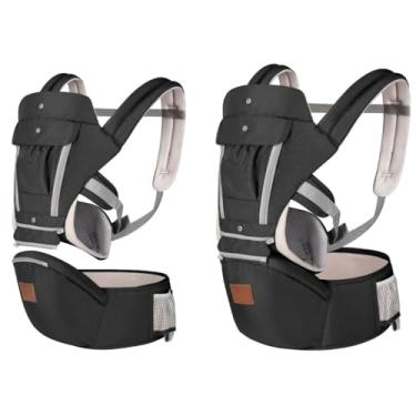 Imagem de Canguru Ergonômico 12 posições com bolso 3 em 1 (Preto)