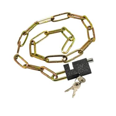 Imagem de oshhni Cadeado de segurança para porta de vidro, corrente de segurança para bicicleta, corrente de espessada, cadeado para bicicleta de estrada, motocicleta,