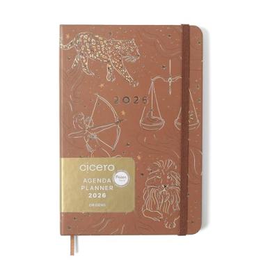 Imagem de AGENDA PLANNER CICEROS 2026 ORIGENS SEMANAL ANOTACOES 14X21 TERRA