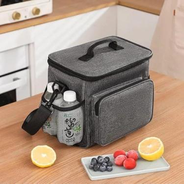 Imagem de Bolsa Térmica Média Portátil para Alimentos e Bebidas – Conserva Quente ou Frio, Ideal para Viagens, Trabalho, Escola e Piqueniques