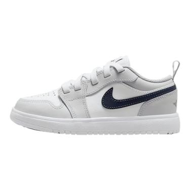 Imagem de pré-escolar Jordan 1 low alt (branco/azul-marinho meia-noite), Branco/cinza neutro azul marinho, 16