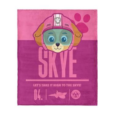 Imagem de Nickelodeon Patrulha Canina oficialmente licenciado High to The Skye Cobertor de seda com toque de seda, leve, 101,6 x 127 cm