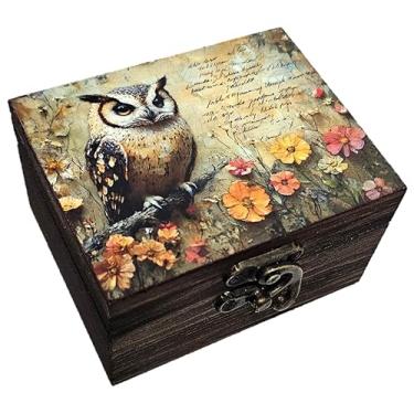 Imagem de RK Collections Caixa de bijuteria pequena para lembranças | Ideia de presente para amantes de caixa de bugigangas, ornamentos de animais para meninas, mulheres, ideia de presente, decoração de casa