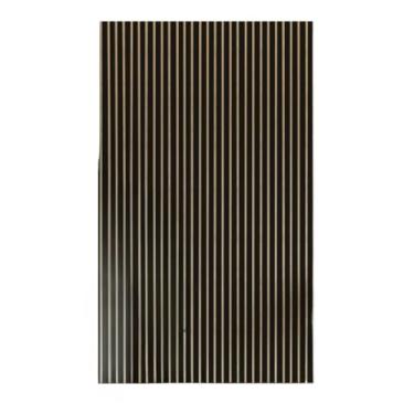 Imagem de Kit 200 Placas Ripados Revestimentos Painel Decorativo MDF 45cmx11cm(50,PRETO)